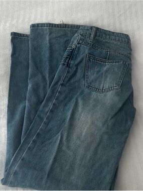 I.AM.GIA Women's Straight Blue Denim Jeans